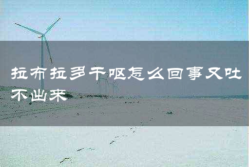 拉布拉多干呕怎么回事又吐不出来