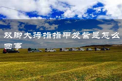 双脚大拇指指甲发紫是怎么回事