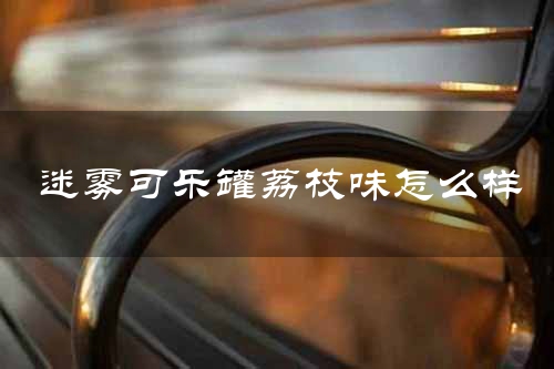 迷雾可乐罐荔枝味怎么样