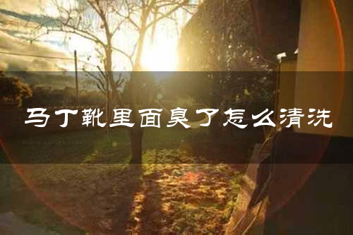 马丁靴里面臭了怎么清洗