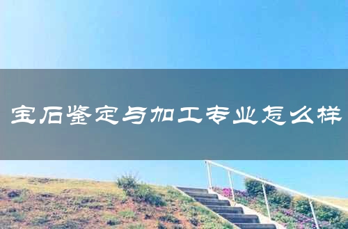 宝石鉴定与加工专业怎么样