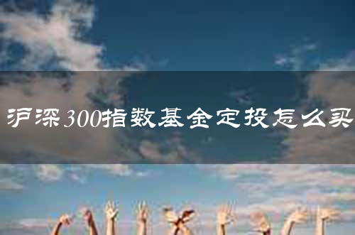 沪深300指数基金定投怎么买